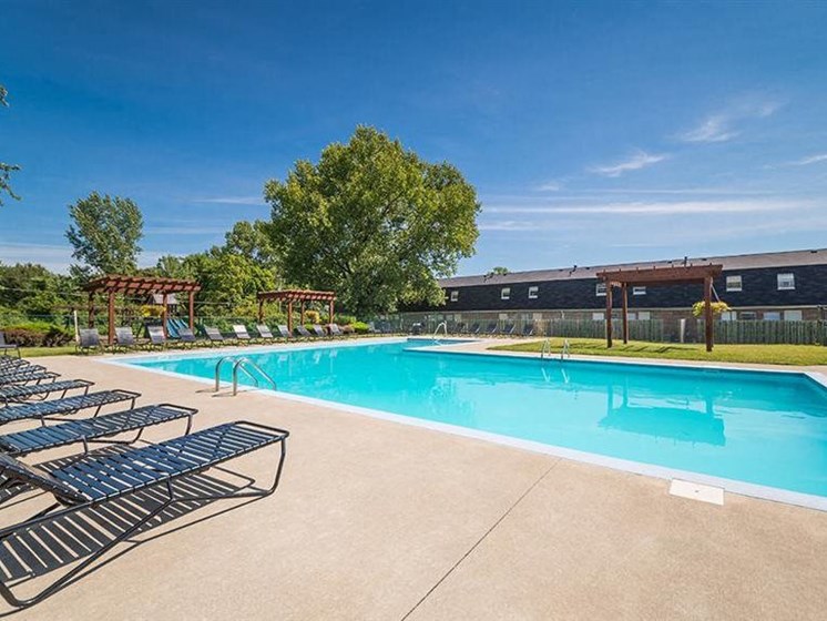 Swimming pool at Bayberry Place Townhomes